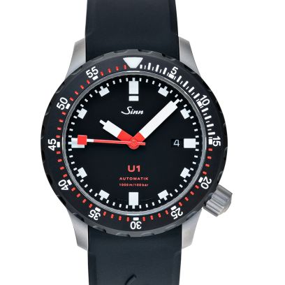 ジン ダイビングウォッチ 1010.050-Silicone-LFC-Blk
