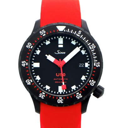 ジン ダイビングウォッチ 1050.020-Silicone-LFC-Red