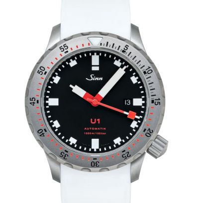 ジン ダイビングウォッチ 1010.010-Silicone-LFC-Wh