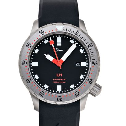 ジン ダイビングウォッチ 1010.030-Silicone-LFC-Blk