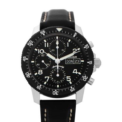 ジン インストゥルメント クロノグラフ 103.031-Leather-Cowhide-Blk