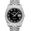 ロレックス デイトジャスト 自動巻き ブラック 文字盤 ステンレス メンズ 腕時計 116200/44 画像 1
