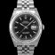 ロレックス デイトジャスト 自動巻き ブラック 文字盤 ステンレス メンズ 腕時計 116234/18 画像 4