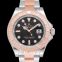 ロレックス ヨットマスター 自動巻き ブラック 文字盤 ステンレス メンズ 腕時計 116621-0002 画像 4