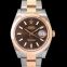 ロレックス デイトジャスト 自動巻き ブラウン 文字盤 ステンレス メンズ 腕時計 126301 Chocolate Oyster 画像 4