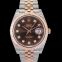 ロレックス デイトジャスト 自動巻き ダイヤモンド 文字盤 ステンレス メンズ 腕時計 126331 Chocolate G 画像 4