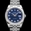 ロレックス デイトジャスト 自動巻き ブルー 文字盤 ステンレス メンズ 腕時計 126334-0016G 画像 4