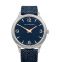 ショパール L.U.C. 自動巻き ブルー 文字盤 ステンレス メンズ 腕時計 168592-3002 画像 1