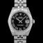 ロレックス レディ デイトジャスト 自動巻き ブラック 文字盤 ステンレス レディース 腕時計 178274/1 画像 4