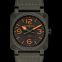 ベル＆ロス インストゥルメント 自動巻き カーキ 文字盤 セラミック メンズ 腕時計 BR0392-KAO-CE/SCA 画像 4
