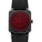 ベル＆ロス インストゥルメント自動巻き ブラック 文字盤 セラミック メンズ 腕時計 BR0392-RRDR-CE/SRB 画像 1