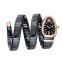 ブルガリ セルペンティ クォーツ ブラック 文字盤 セラミック レディース 腕時計 102885 画像 1