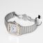 カルティエ サントス ドゥ カルティエ自動巻き シルバー 文字盤 ステンレス メンズ 腕時計 W2SA0009 画像 2