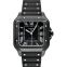 カルティエ サントス ドゥ カルティエ 自動巻き ブラック 文字盤 ステンレス メンズ 腕時計 WSSA0039 画像 2