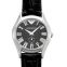 エンポリオアルマーニ クォーツ ブラック 文字盤 ステンレス レディース 腕時計 AR0644 画像 1