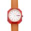 フォッシル Candy Brown Leather Orange Case Watch ES3537 画像 1