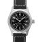 ハミルトン カーキ フィールド 自動巻き ブラック 文字盤 ステンレス メンズ 腕時計 H70455733 画像 1
