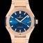 ウブロ Classic Fusion Automatic Blue Dial 18kt Rose Gold Men's Watch 510.OX.7180.OX 画像 4
