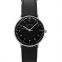 ユンハンス マックスビル手巻き ブラック 文字盤 ステンレス レディース 腕時計 027/3702.04 画像 1