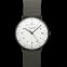 ユンハンス マックスビル自動巻き ホワイト 文字盤 ステンレス メンズ 腕時計 027/4005.04 画像 4