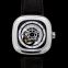 セブンフライデー P-シリーズ 自動巻き スケルトン 文字盤 ステンレス メンズ 腕時計 P1B/01 画像 4