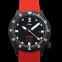 ジン Diving Watch U1 DE Black Dial Red Silicone Strap with Large Folding Clasp Watch 44mm 1010.0241-Silicone-LFC-Red 画像 4