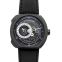 セブンフライデー Q-シリーズ 自動巻き ブラック 文字盤 ステンレス メンズ 腕時計 Q3/05 画像 1