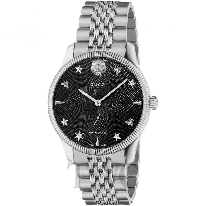 Gucci G-タイムレス G-タイムレスブラックメンズ - YA126353 - The Watch Company東京高級時計専門店