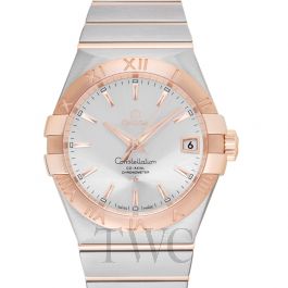 Constellation 38 mm, スティール - レッドゴールド スティール