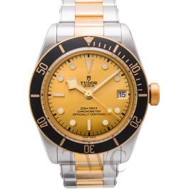 チュードル TUDOR 79733N ヘリテージ ブラックベイ41 デイト YGコンビ 自動巻き メンズ 極美品 箱・保証書付き_749212