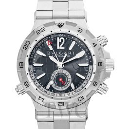 中古】BVLGARI DIAGONO PROFESSIONAL ARIA GMT ブルガリ