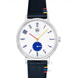 Dufa Thuringen DF-9001 Quartz SS Leather Men's Watch Made in