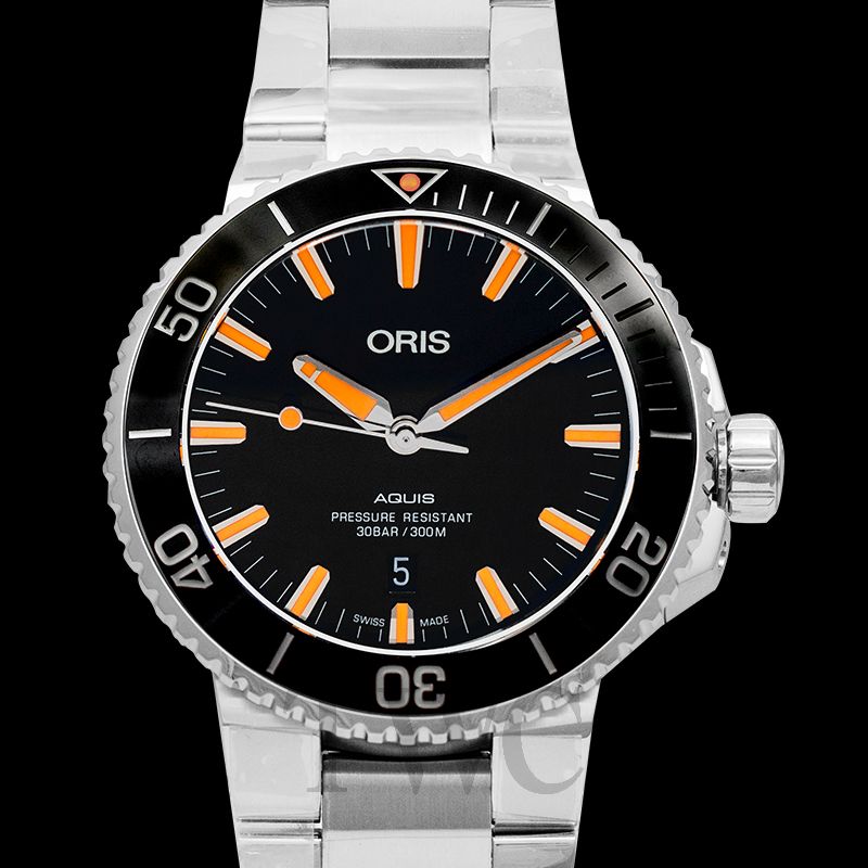 オリス/Oris/ダイビング/AQUIS(アクイス) デイト/ブラック