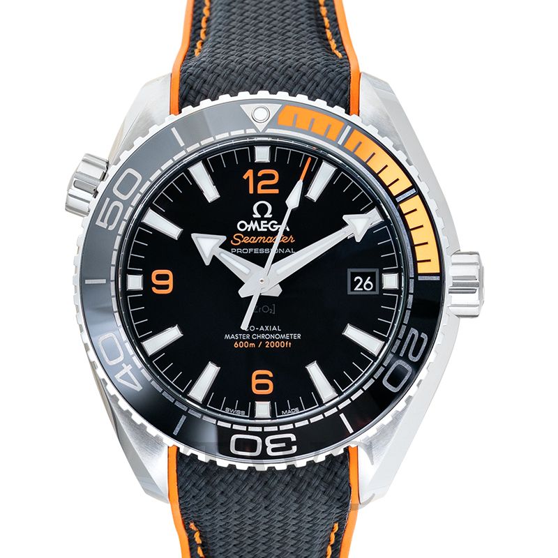 オメガ OMEGA シーマスター600ｍプラネットオーシャン 215.30.44.21.01.001 ブラック文字盤 SS 自動巻き メンズ 腕時計