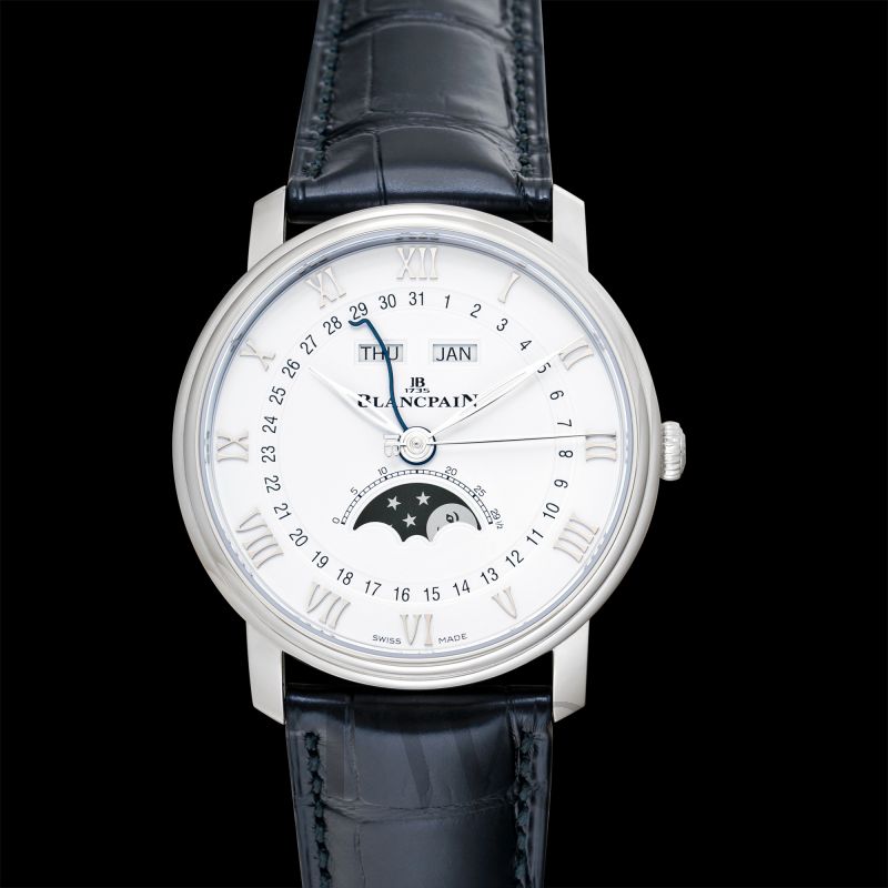 ブランパン Blancpain 6654 1127 55B ホワイト メンズ 腕時計