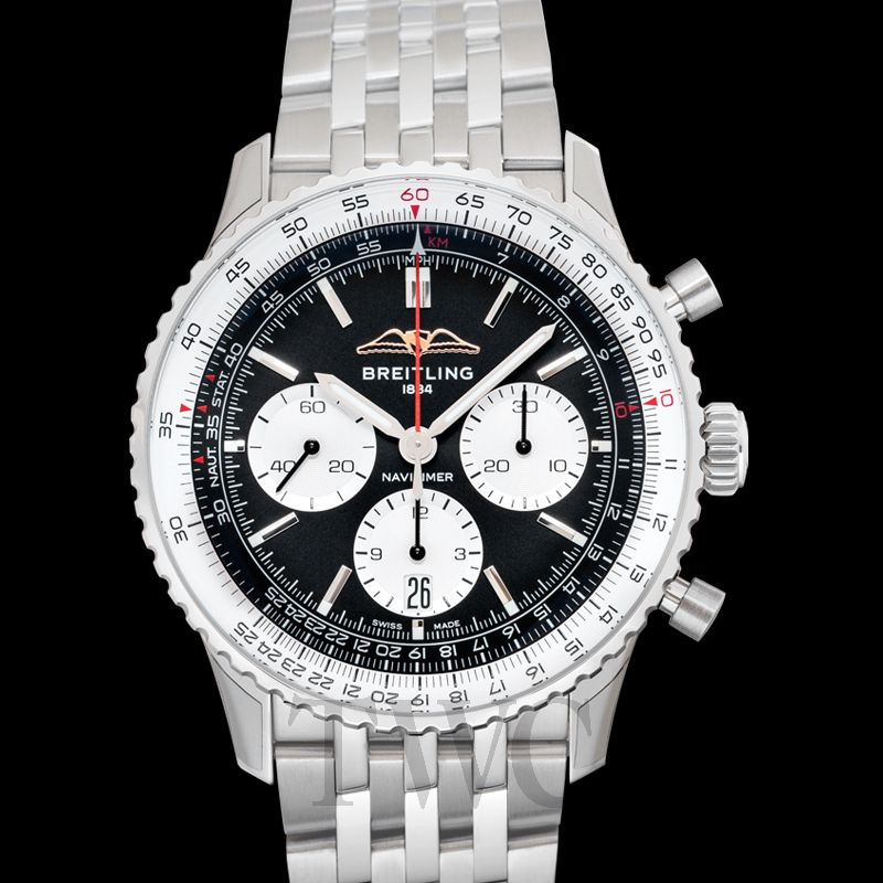 ブライトリング BREITLING AB0138211B1A1 ブラック /シルバー メンズ 腕時計