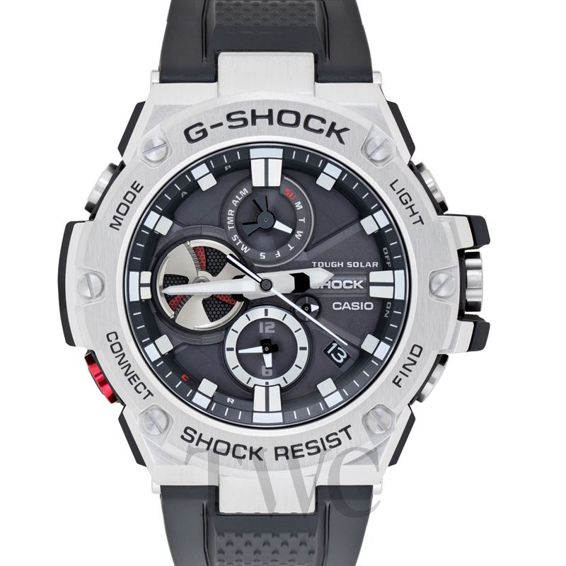 カシオ CASIO 腕時計 G-SHOCK GST-B100-1AJF 黒