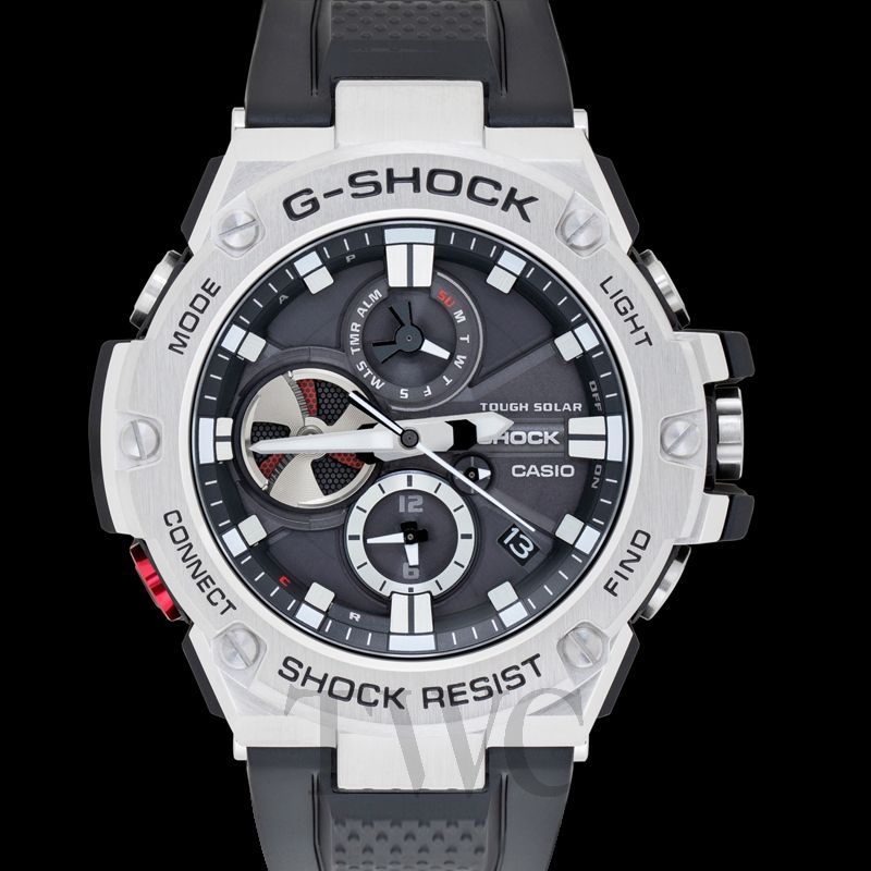 カシオ CASIO 腕時計 G-SHOCK GST-B100-1AJF 黒