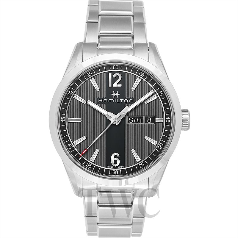 メンズ腕時計 HamiltonブロードウェイH433110デイデイトQZメンズ 腕時計(アナログ) 大人女性の