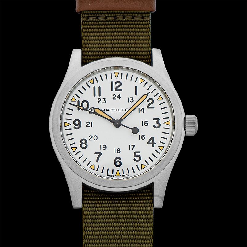 ハミルトン 腕時計 メンズ KHAKI FIELD MECHANICAL カーキ ホワイト ブラウン H69529913 HAMILTON  メンズ腕時計