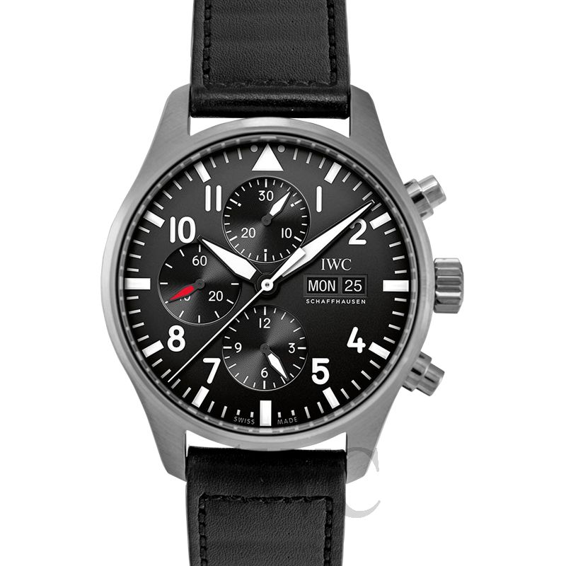 超美品)IWC IW377709 パイロット・ウォッチ・クロノグラフ www ...