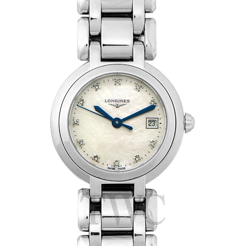 ロンジン LONGINES L8.109.0.87.6 プリマルナ 12P ダイヤべゼル クォーツ レディース 良品 箱・保証書付き_766292