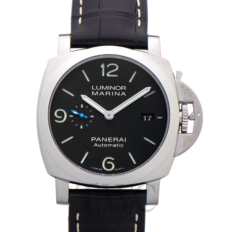 【114624】PANERAI パネライ  PAM01312 ルミノール マリーナ 1950 ブラックダイヤル SS 自動巻き 保証書 純正ボックス 腕時計 時計 WATCH メンズ 男性 男 紳士