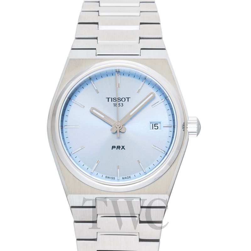 TISSOT PRX ピーアールエックス　青文字盤　未使用品