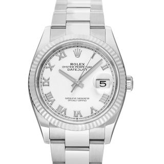 ロレックス デイトジャスト 126234 White Roman Oyster