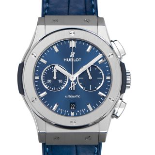 Hublot Classic Fusion Automatic Blue Sunray Dial Titanium