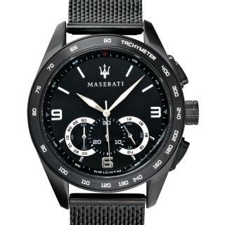 Maserati Traguardo Chronograph Black Dial Men's Watch