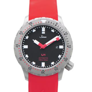 ジン ダイビングウォッチ 1010.010-Silicone-LFC-Red