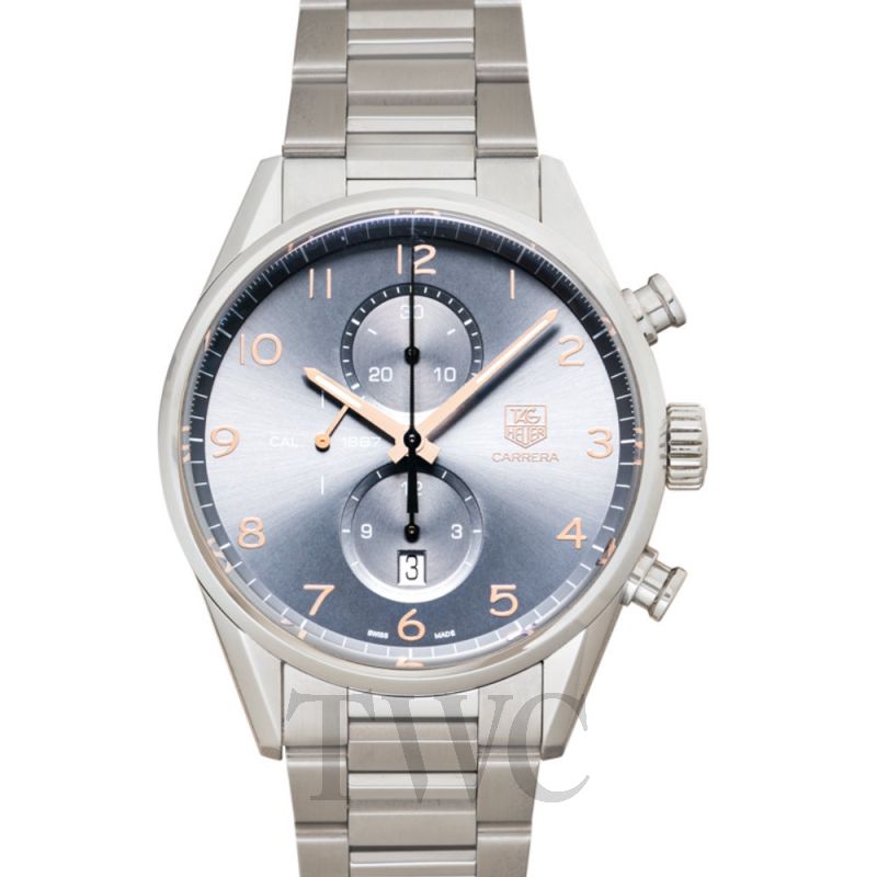 CAR2013.BA0799 Carrera Chronograph 1887 Grey Steel 43mm