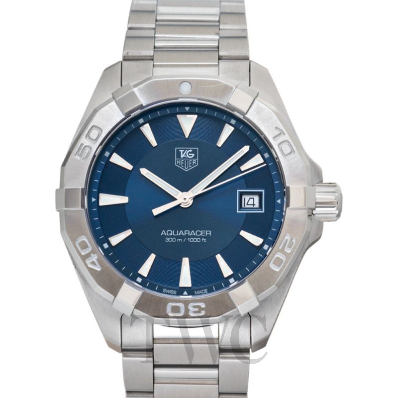 WAY1112.BA0910 Tag Heuer Aquaracer Blue Dial Stainless Steel Men's Watch